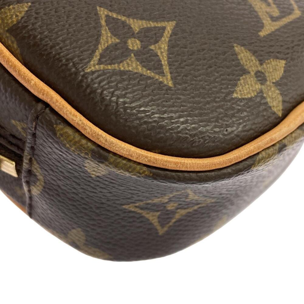 LOUIS VUITTON Authentic Brown Monogram Pochette Shoulder Bag - Picture 3 of 7